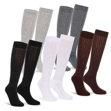 Slouch Socks Men Women Scrunch Knee High Extra Long Heavy Socks Scrunch Casual