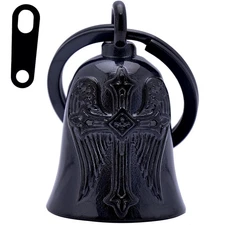 Motorcycle Cross Bell - Motorcycle Key Chain Bells for Biker Protect The Ride...