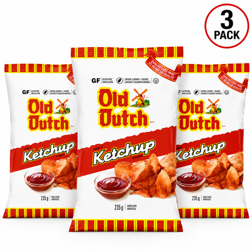 Old Dutch Ketchup Potato Chips, 235g