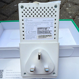 TP LINK TL WPA7510 AV1000 Gigabit Powerline Wi Fi Extender White