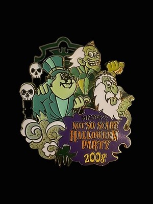 WDW 2008 Mickey's Not So Scary Halloween Party Hitchhiking Ghosts Disney Pin LE