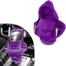 Fashionable Sweater Design Car Gear Shift Knob Cover, Universal Color: Purple