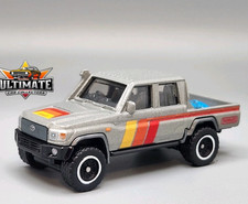 Camión Toyota Land Cruiser 78 2017 escala 1/64 neumáticos de goma diecast coche de colección
