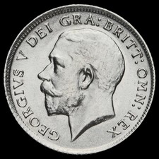 1916 George V Silver Sixpence, A/UNC