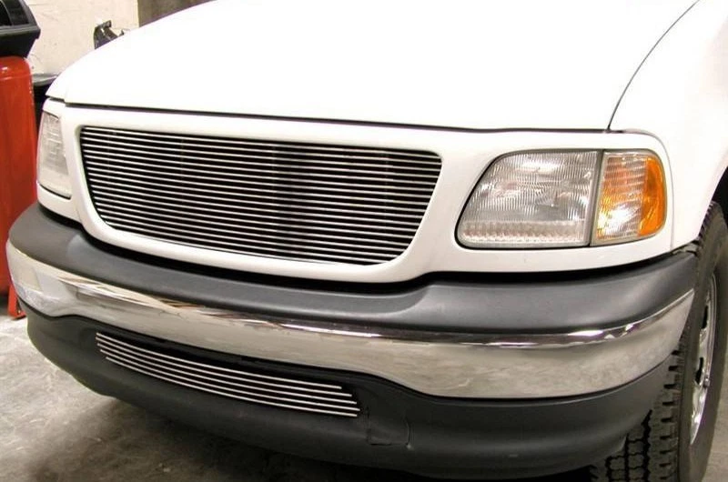 For Ford Expedition 97-02 T-Rex 1-Pc Polished Horizontal Billet Main Grille Foto 3 de 3