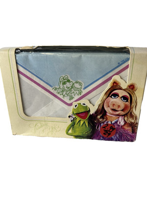 Muppets Vintage 1980 Tim Hanson s Muppets Stationery Set - Kermit & Miss Piggy