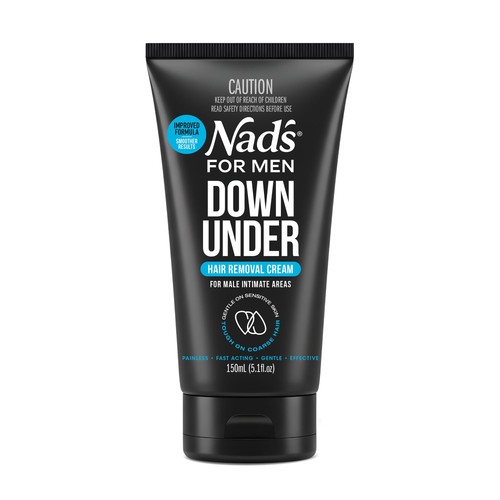 Intimate Hair Removal Cream for Men - Easy & Painless, Depilatory Cream for