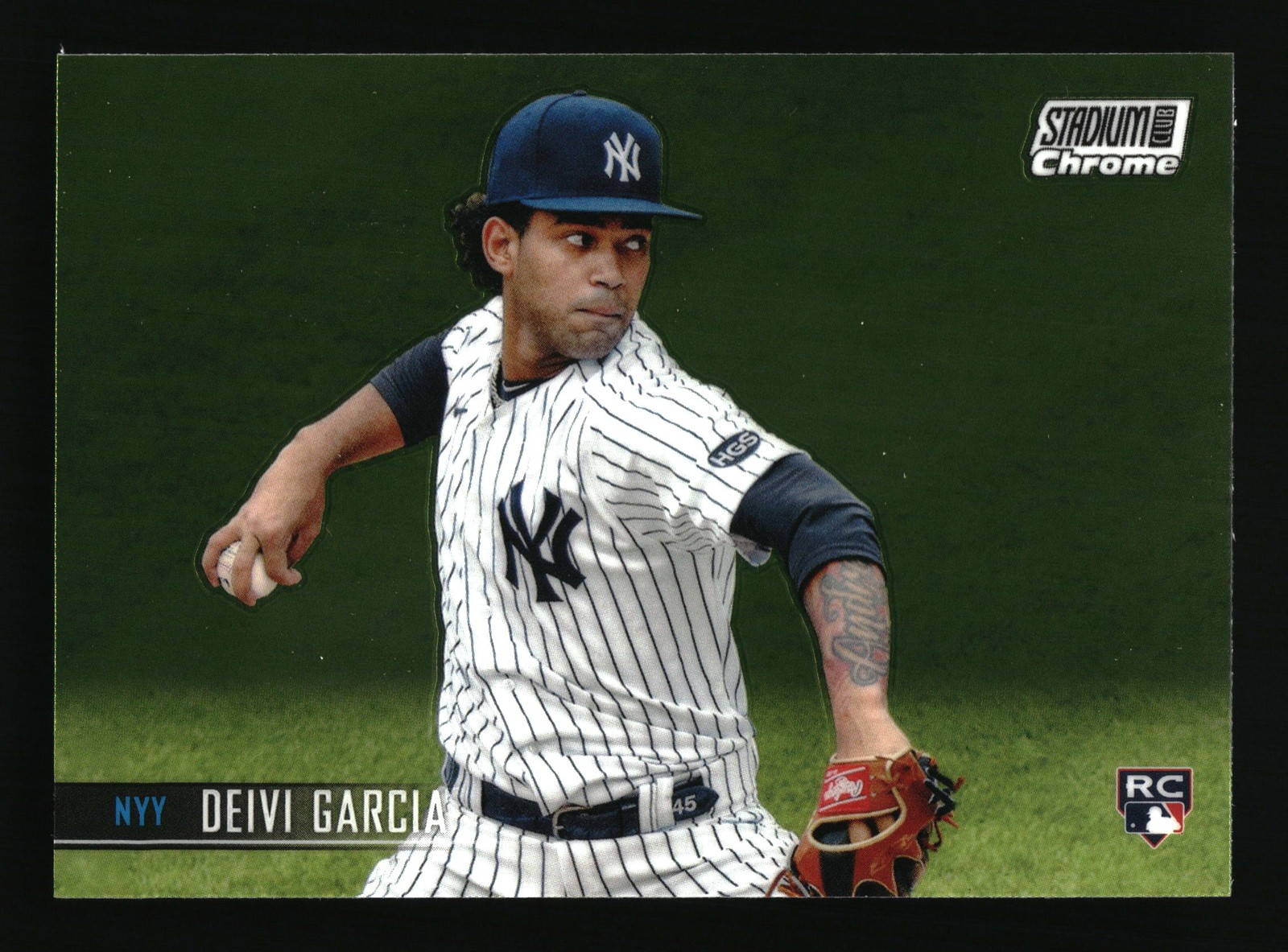 2021 Topps Stadium Club Chrome  Deivi Garcia #140 New York Yankees  RC