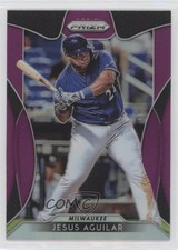 2019 Panini Prizm Tier II Purple Prizm Jesus Aguilar #195 03rx