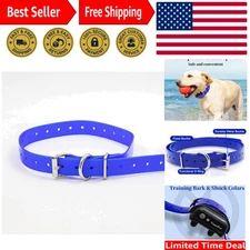 TrainPro 27.5" x 0.75" Adjustable Nylon Dog Collar Strap - Multi-Color Options