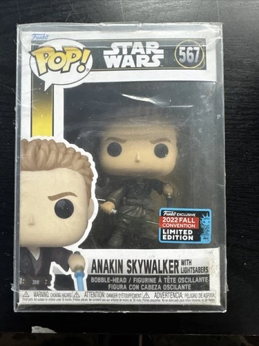 Funko Pop! Star Wars: Episode II - Anakin Skywalker with Lightsabers, Fall Conve