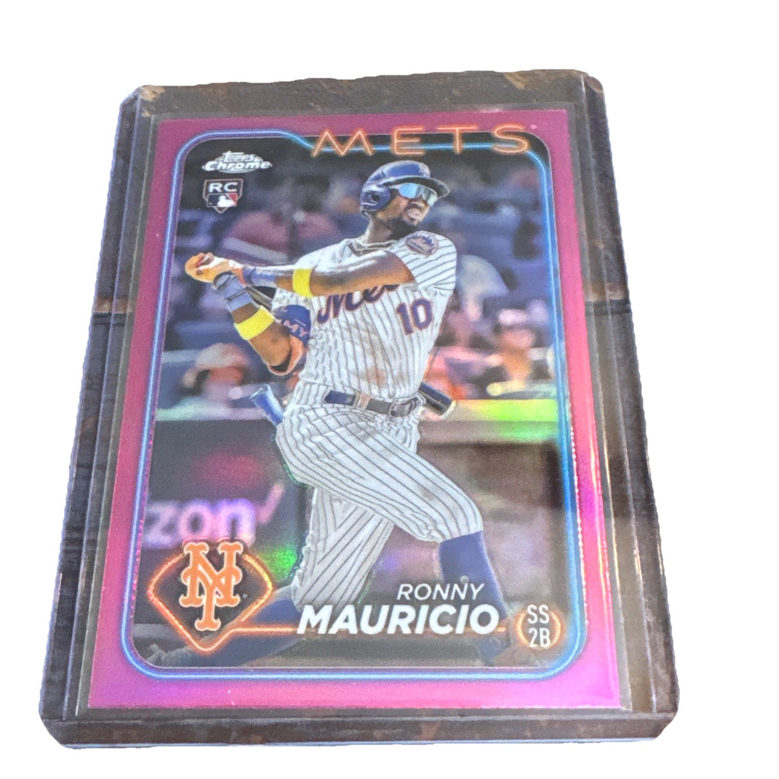 2024 Topps Chrome - Ronny Mauricio #28 Pink Refractor (RC)
