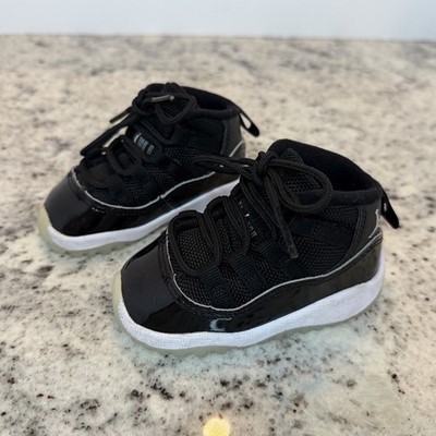 Nike Air Jordan 11 Retro TD Jubilee 4C Black White Toddler 378040-011