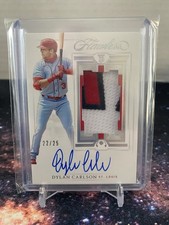 Panini 2021 Flawless Dylan Carlson Rookie Patch Autograph #RPA-DC /25 Cardinals