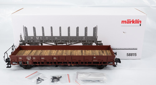 Märklin 58815 Rungenwagen Rmms 33 „Ulm“ der DB Ep III, Wie neu Topzustand | Condition: Gebraucht