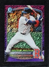 2025 Bowman Chrome Prospects Purple Shimmer Refractor 204/250 Roman Anthony