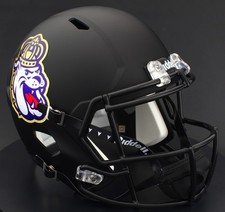 James Madison Dukes Riddell Speed Full Size Replica NCAA Football Helmet