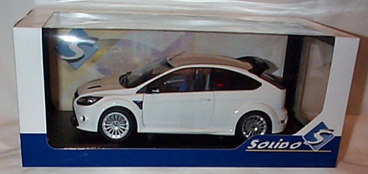 Minichamps 1/18 Ford Focus RS 2010 - Blanche - Modèle Diecast Occasion