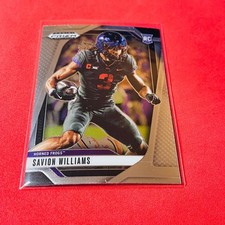 Savion Williams .. ROOKIE .. TCU Horned Frogs / Packers .. 2025 Prizm DP Card