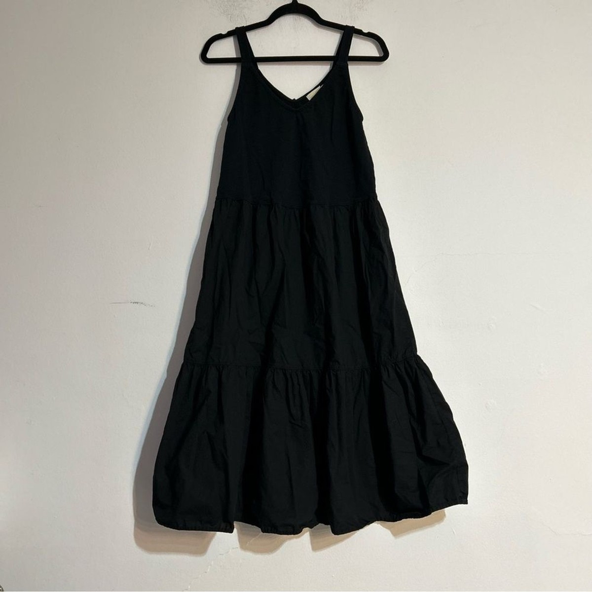 white christmas dresses Faithe Cotton Knit Combo Ruffle Mini Dress main image 0