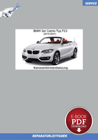 PDF BMW 2Er Cabrio (2015-2021) Reparaturanleitung Karosserieinstandsetzung