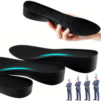 Brandone Height Boosters Increase Insoles Shoe Heel Lifts Men 2-6 Inch Shoe H...
