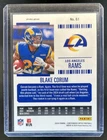 2024 Contenders Optic Blake Corum Rookie Ticket RC Black Pulsar Prizm #/5 Rams