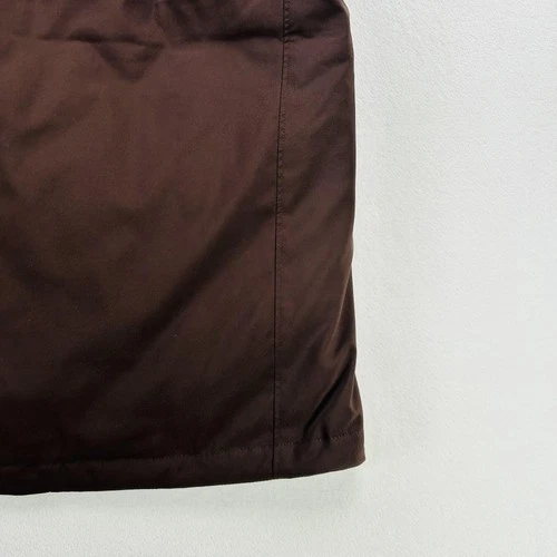 B. Draddy Vest Mens Large Brown Lawrence Goose Down Puffer Golf Full Zip NEW! image 18