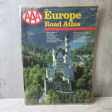 1989 AAA Europe Road Atlas