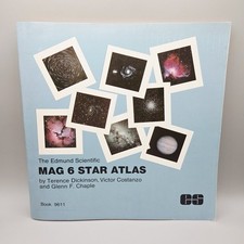 The Edmund Scientific MAG 6 Star Atlas Book 9611 1982 Astronomy Telescopes
