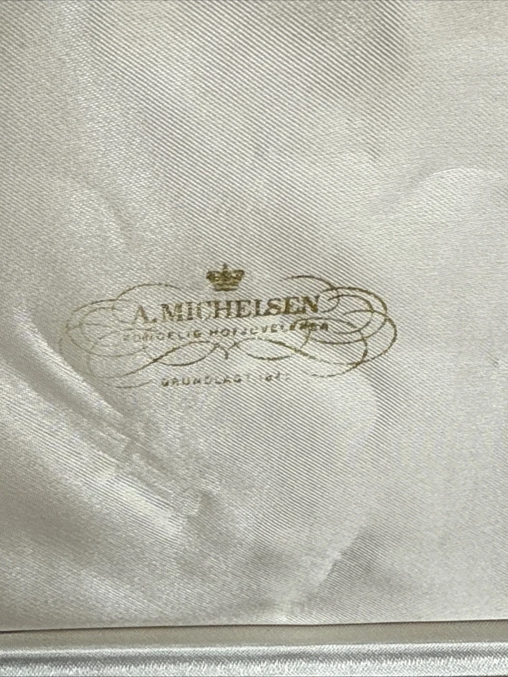 Juego de 6 cucharas esmaltadas danesas Dinamarca A. Michelsen Foto 2 de 4