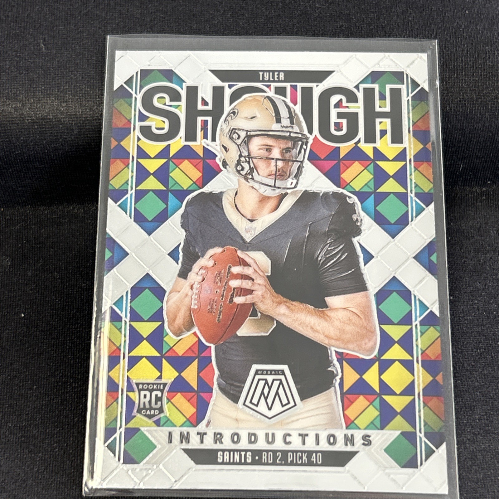 2025 Panini Mosaic - Tyler Shough (RC) SILVER Introductions #9 - Rookie QB