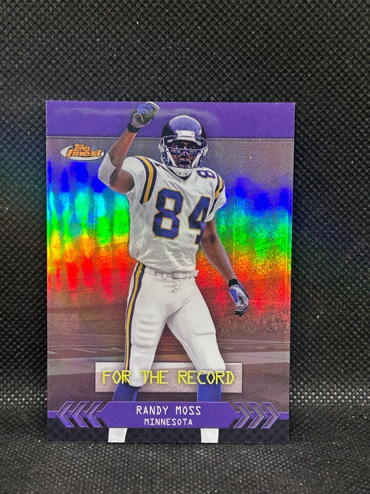 2024 Topps Finest Randy Moss For The Record #FTR-10 SSP Case Hit
