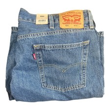 Levi's 454 Relaxed Fit Men's Blue Wash Jean Shorts Size 42 NWT Free Shipping
