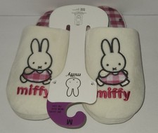 Miffy x Primark Mule Cherry Checkers Cute Slippers Size M 7/8 New