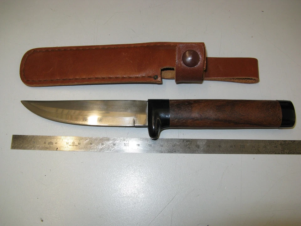 Jagdmesser Helle Sportskniv nr.35 Fabriker 18/8 + HIGH CARBON EDGE  Norway - Bild 2 von 4