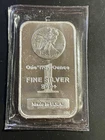 1 oz.  Bar *Highland Mint* Walking Liberty  999+ Fine Silver  Sealed in Vinyl