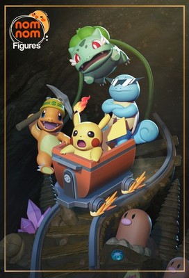 Pikachu - Pokemon - Fan Art Figur - Resin 3D Druck 222mm / 97mm