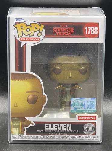 Funko Pop! Stranger Things:  Metallic ELEVEN #1788 Target Exclusive 9500 Pcs.
