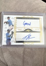 2022 Leaf Trinity - Dual Autographs Curtis Mead, Taj Bradley #DA-6 Gold Foil /25