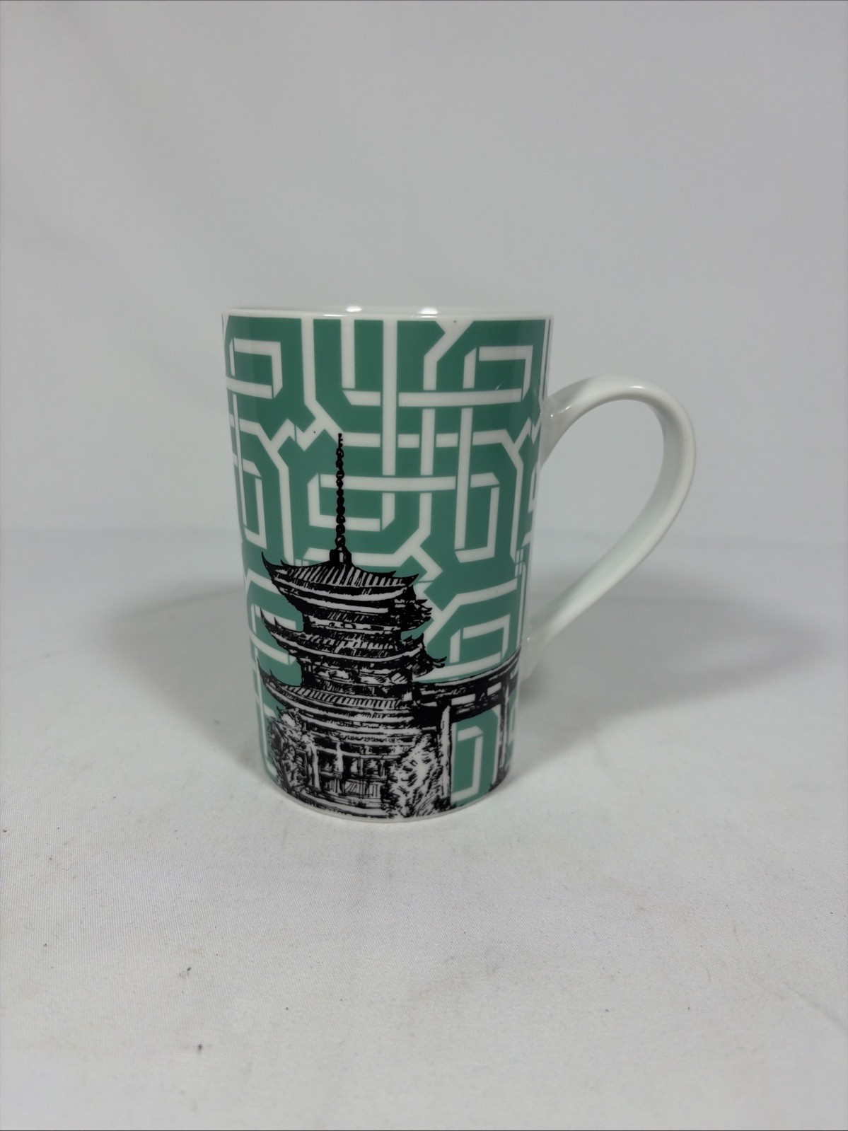 World Market Ceramic Coffee Mug 4 3/4
