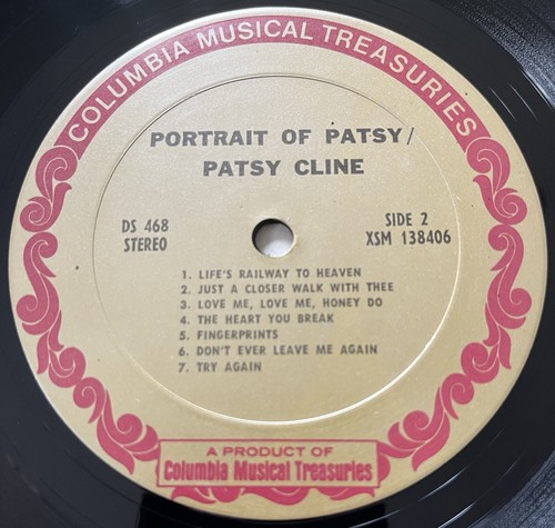 PATSY CLINE / Jim Reeves - Remembering (promo) & Portrait of LP Lot x2 Vinyl VG+ - Picture 9 of 14