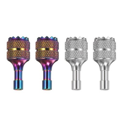 2 Set Aluminum Controller Stick for Mini4 Pro Air3S, Colorful/Silver