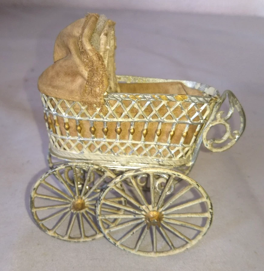 Landau poussette Vintage années 50 pour poupée