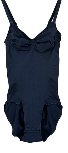 Skims Seamless Sculpt Brief Bodysuit/Shaper With Snaps Sz-L Black Onyx $72 - Picture 4 of 7
