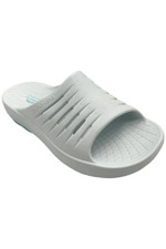 Skechers Women's GO RECOVER Arch Fit Recovery Slide Sandals Light Blue