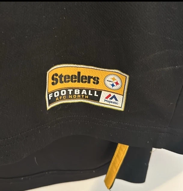 Jerome Bettis 匹兹堡钢人队球衣衬衫男式 XL Majestic 名人堂 NFL — 第 3/4 张图片