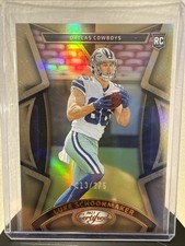 2023 Panini Certified Luke Schoonmaker Bronze Mirror RC #ed /275 Dallas Cowboys
