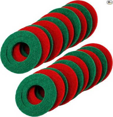 #ad #ad 20 PCS Battery Terminal Anti Corrosion Washers Fiber 10 Red amp;10 Red10 Green $15.99