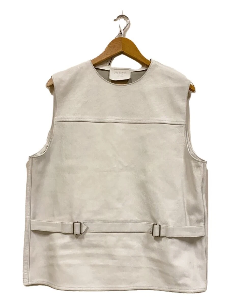 Gilet PRADA 50 pelle WHT